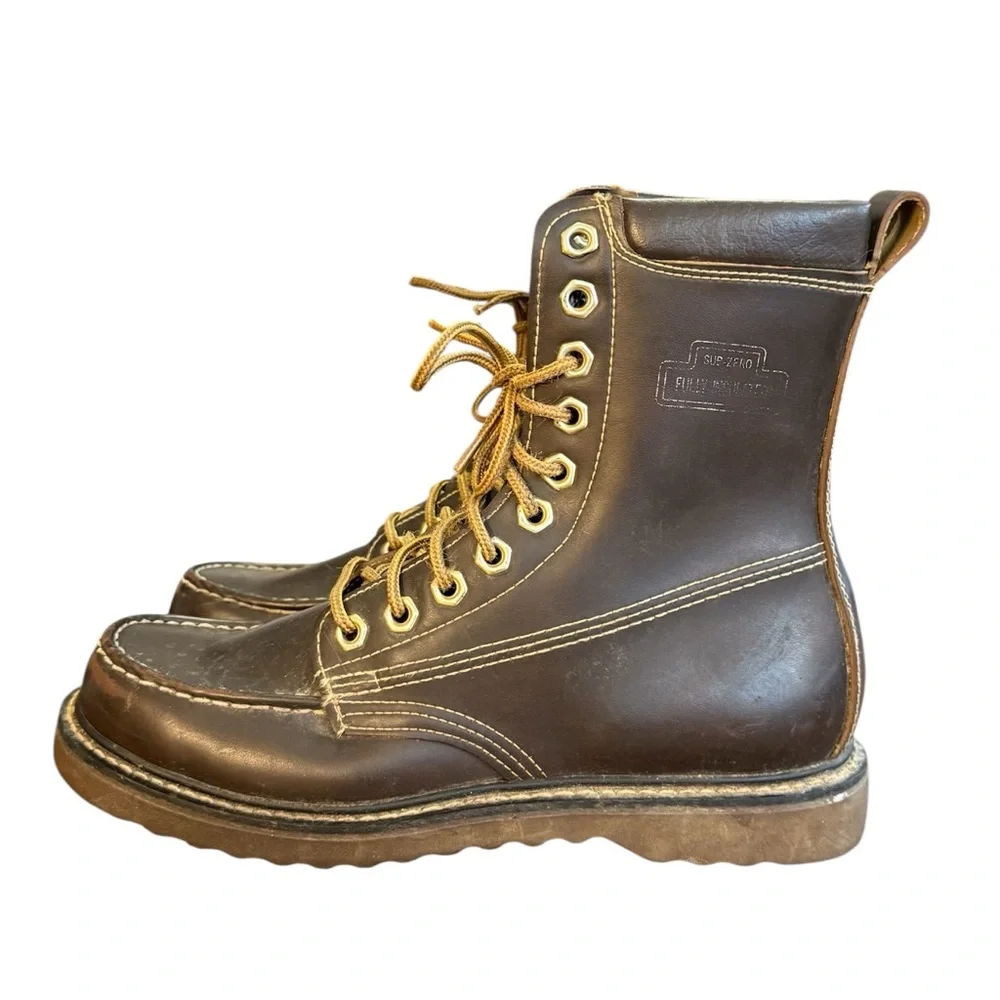 Sub Zero Vintage Leather Insulated Boots Men’s Size 7 Women’s Size 8.5
